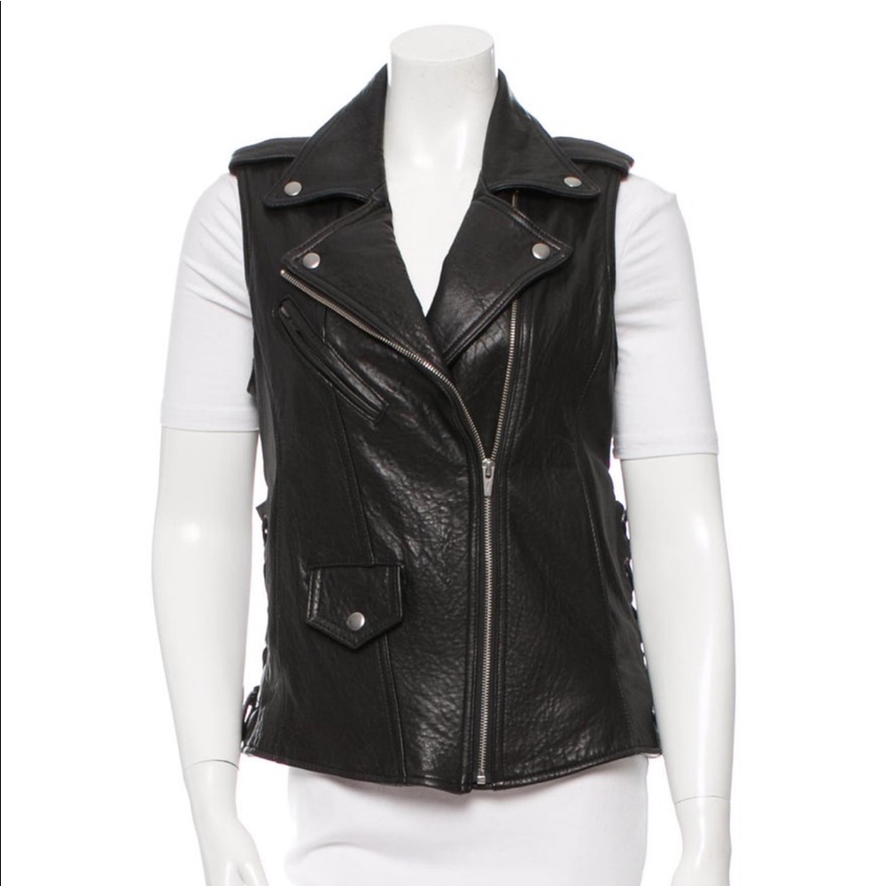 Veda - Black Moto Vest
